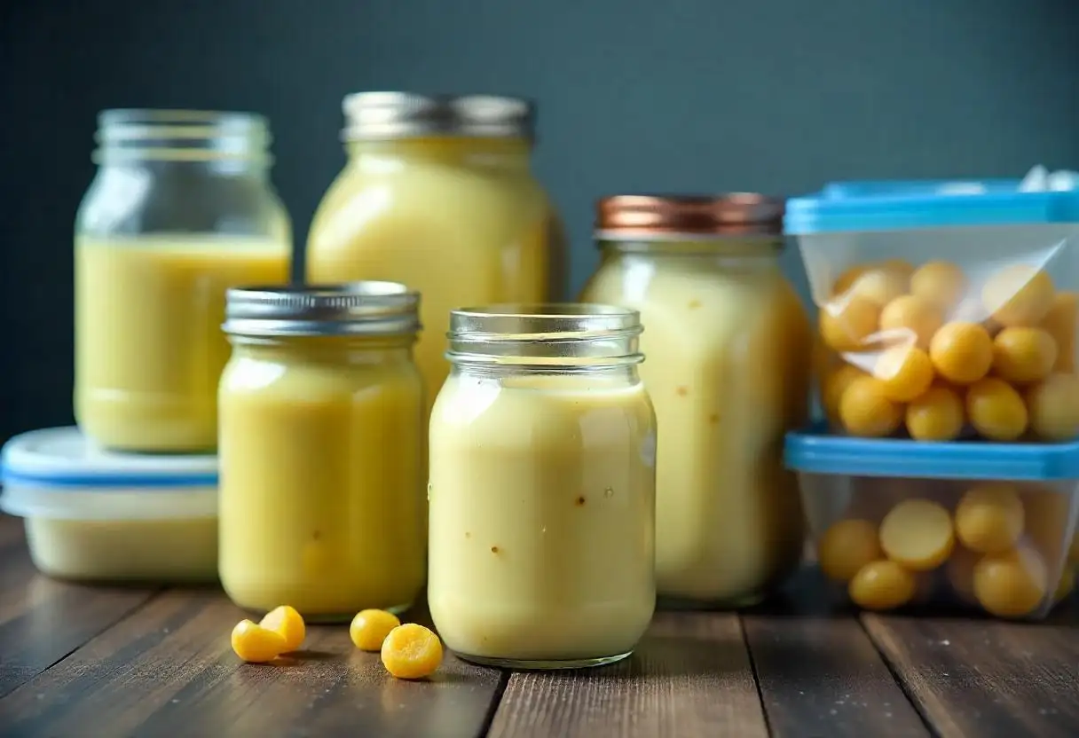 Containers for freezing soup