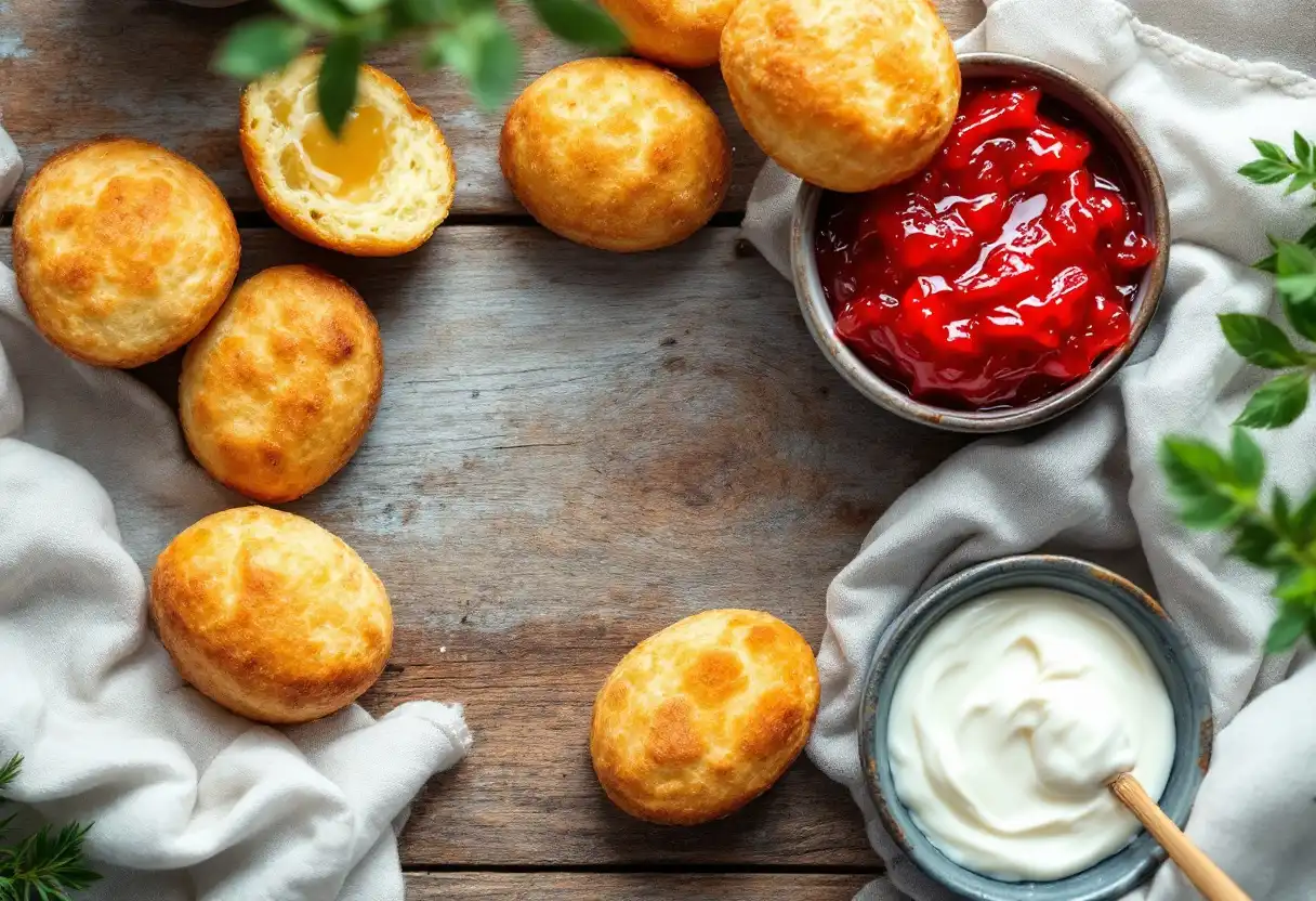 Accompaniments for madeleines