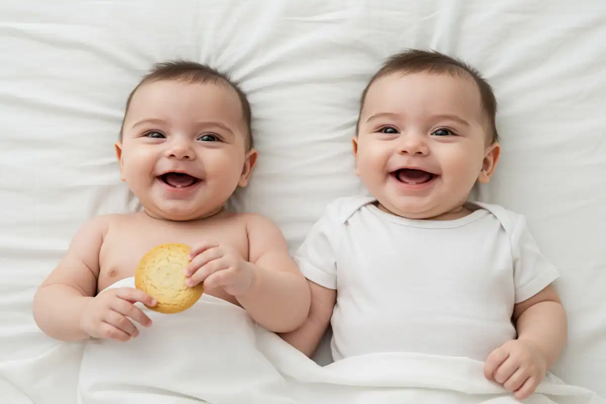 Showcasing the importance of health baby over giving candy and understanding "What age can babies have baby cookies