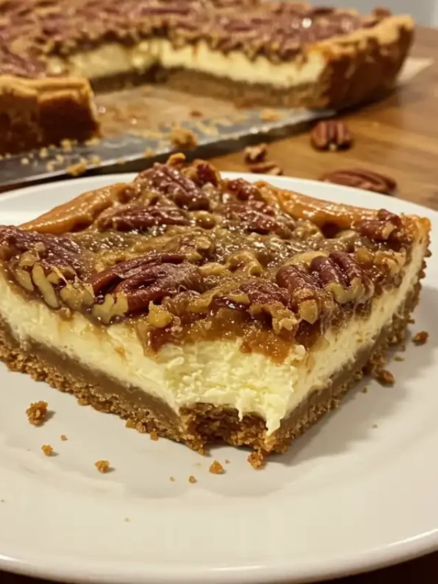 Story Pecan Pie Cheesecake Bars Recipe